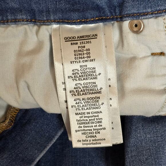 Good American 22×28 Good Waist Stretch Jean – Plus Size (GW108T) Curve-Fit B219 - Picture 5 of 12